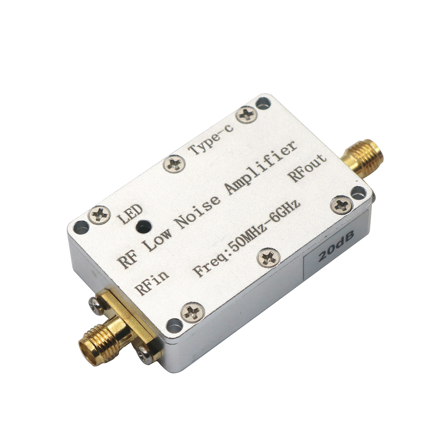 Фото Усилитель с низким уровнем шума, 50-6 ГГц, 20 дБ, 30 дБ 50Mhz to 6Ghz LNA low noise amplifier 20DB  30DB RF Signal Drive Receiver Radio 433Mhz 868Mhz 915Mhz 1090Mhz 1.5G 2.4Ghz 5.8Ghz №5
