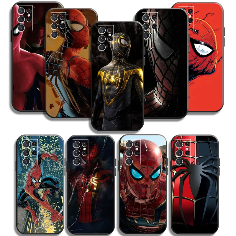 

Marvel Spiderman Phone Cases For Samsung Galaxy A31 A32 4G A32 5G A42 5G A20 A21 A22 4G 5G Back Cover Funda Carcasa