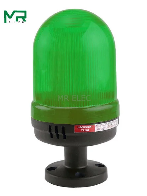 Светодиод со звуком стробоскоп сигнальная лампа желтый синий красный зеленый