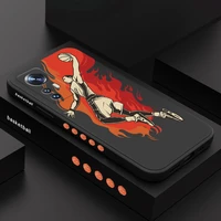 basketball flames phone case for xiaomi mi 12 11 ultra lite 10 10s 9 11t 10t 9t pro lite poco m4 x4 f3 x3 m3 5g pro cover
