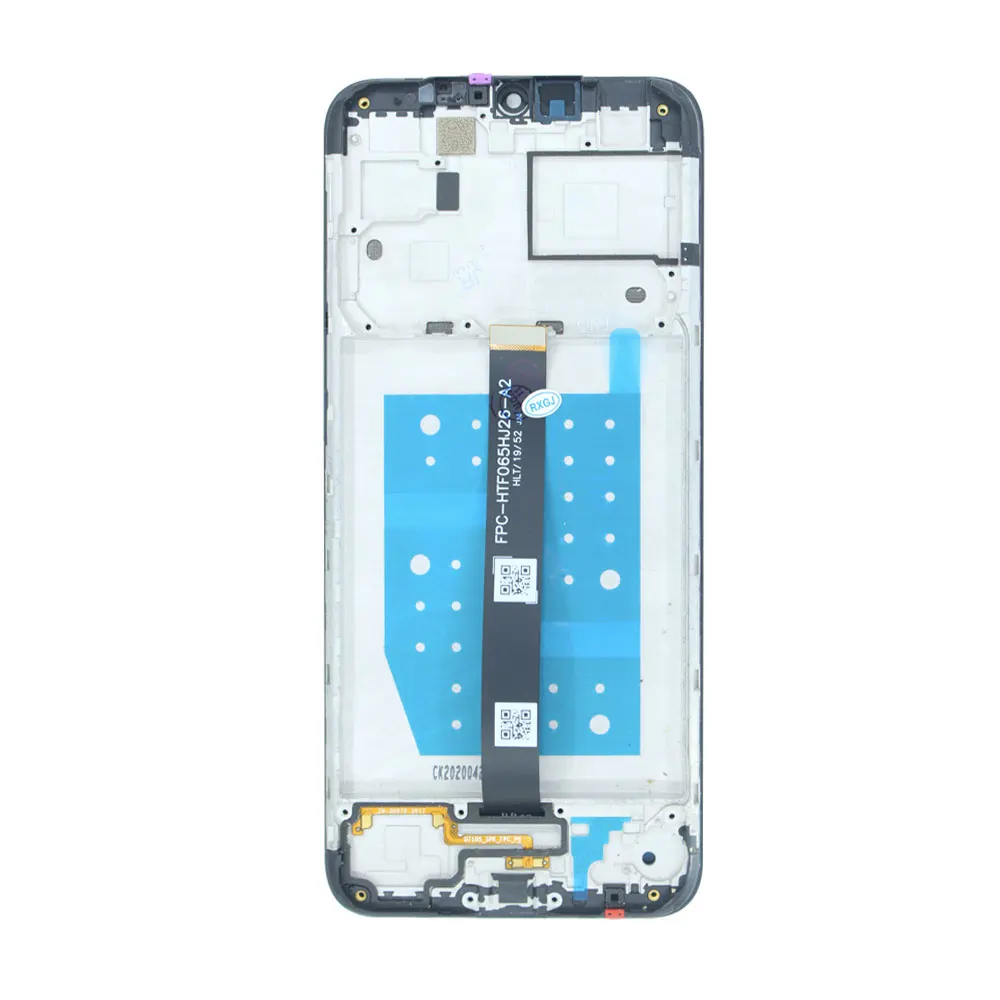 Фото ЖК-дисплей для Motorola Moto One Fusion, сенсорный экран в сборе, замена дигитайзера для Moto One Fusion XT2073 с рамкой №4