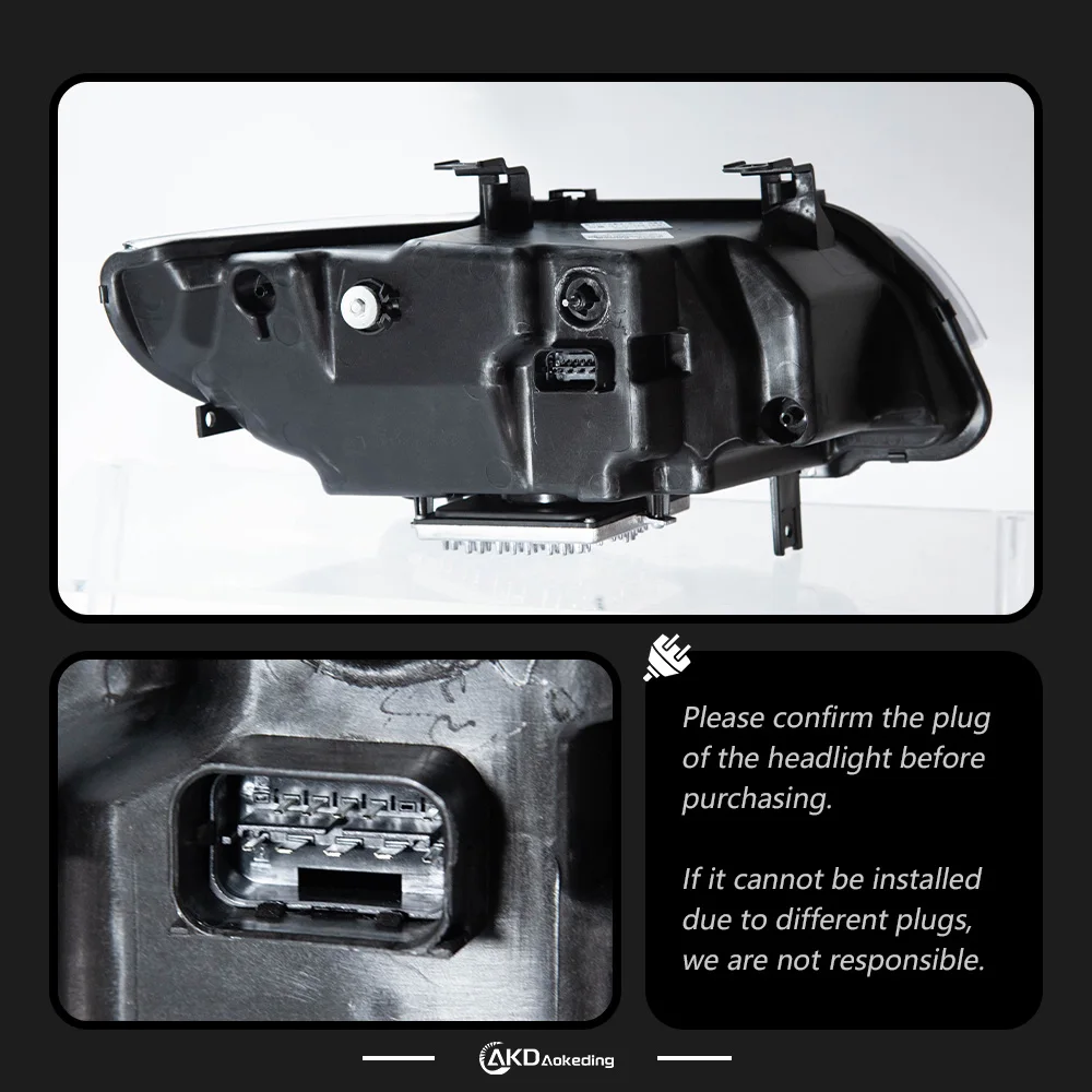 Фото Для BMW E92 фары 2006-2012 E93 DRL дневные ходовые огни светодиодные биксеноновые лампы противотуманные фары автомобильный аксессуар 330i 335i E93 фары №5