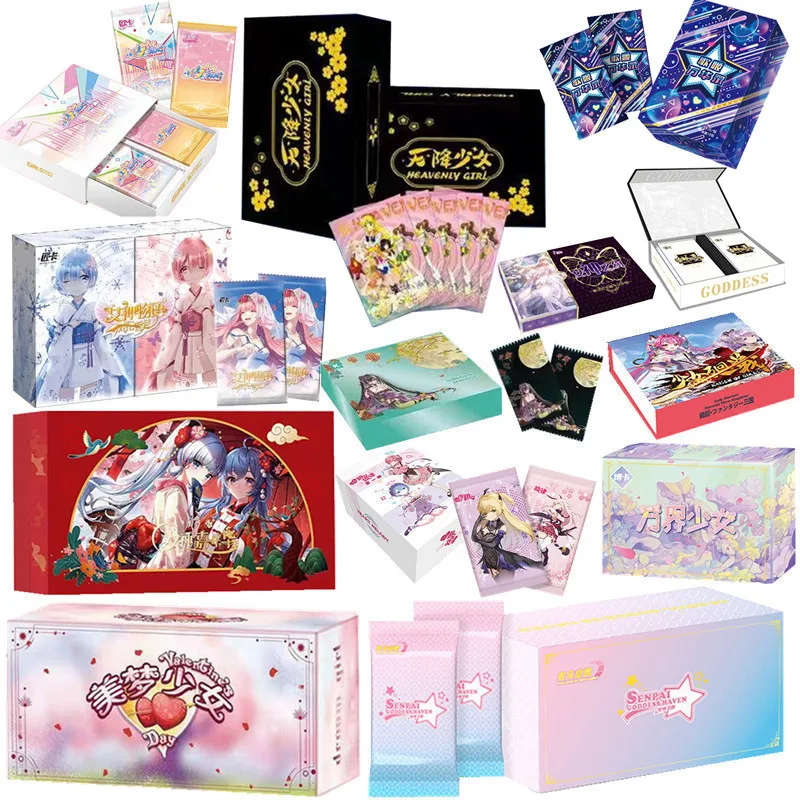 

2023 Goddess Story Collection PR Card Anime Games Girl Party Swimsuit Bikini Feast Booster Box Doujin Toys And Hobbies Gift
