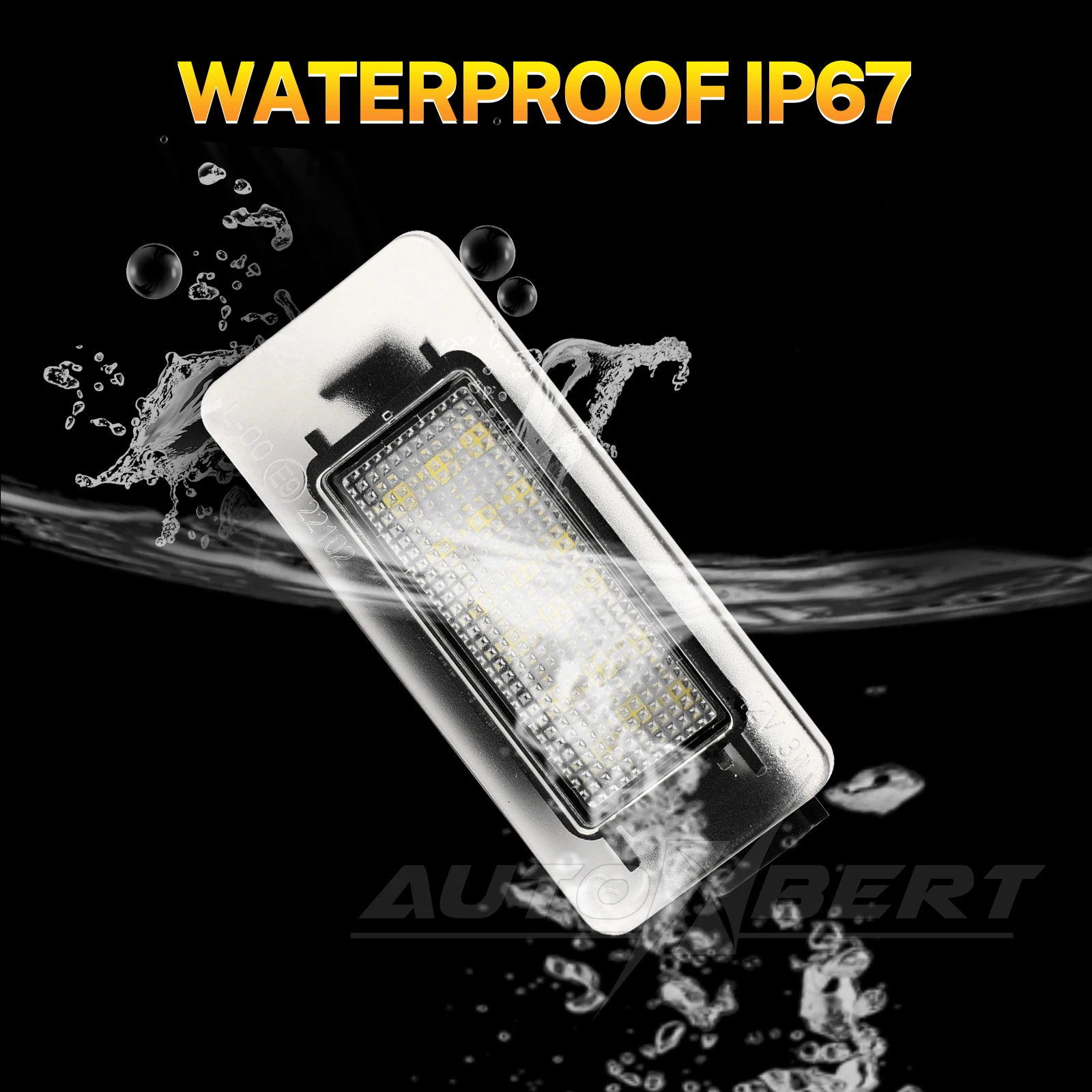 2 шт. лампы для подсветки номерного знака Nissan Серена C27 2016- Altima 2019- Suzuki Landy 2017- Dacia Duster