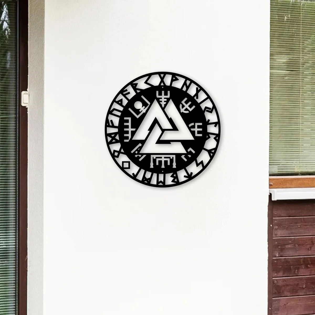 Круглая настенная декорация Современная естественная стена фотообои для