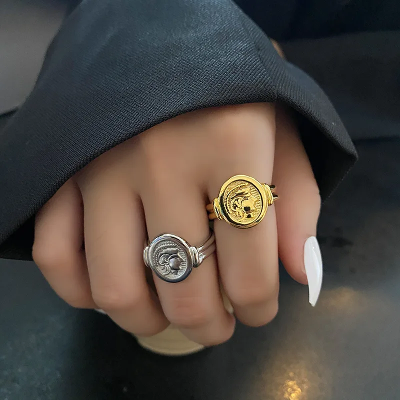 Креативное металлическое кольцо в стиле ретро хип-хоп с фотографией и