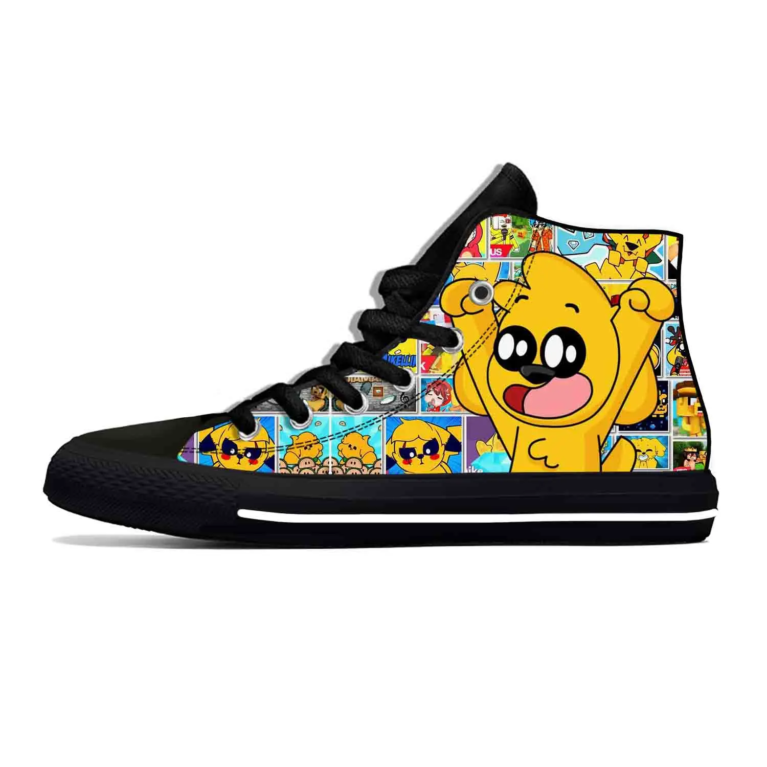 

Anime Cartoon Manga Comic Game Mikecrack Fashion Casual Cloth Shoes High Top Lightweight Breathable 3D Print Men Women Sneakers