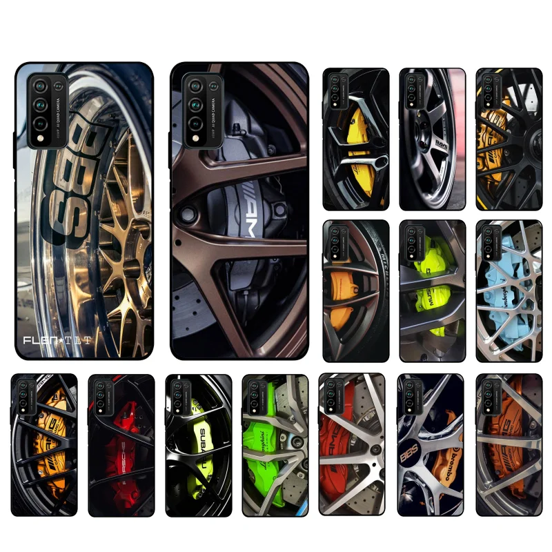 

Sports Car Wheel Tire Phone Case For Huawei Honor 9X 9A 8X 8S 7A 7C 20 10i 10Xlite Y6 P40 P30 lite P20 Mate20Pro Mate20lite