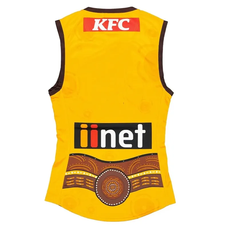 2022 Боярышник AFL HOME / INDIGNEOUS GUERNSEY-мужской размер: фотография (пользовательский