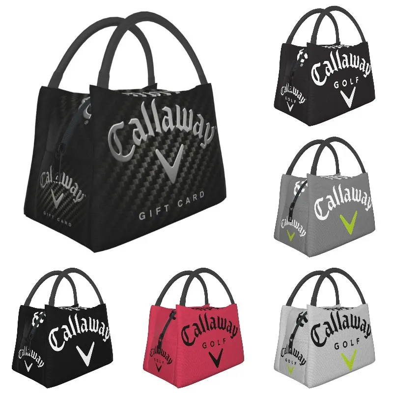 

Golf Logo Portable Lunch Box Women Waterproof Thermal Cooler Food Insulated Lunch Bag Hospital Office Pinic Container