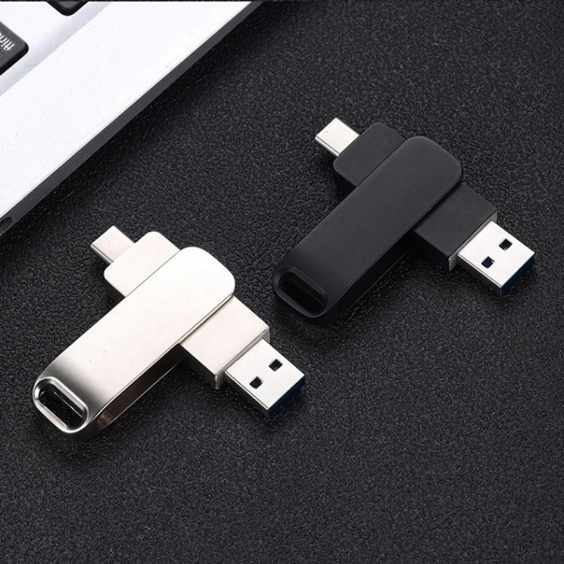 

OTG накопитель USB 128 флэш-накопитель 256 ГБ 64 Гб высокоскоростная портативная металлическая ручка Водонепроницаемая Type-c карта памяти U-диск Pendriver