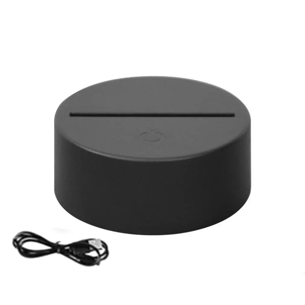 

Hot USB Night Light Base Touch Base Acrylic Colorful 3D Night Light Household Soft Light Lighting Tool Night Light Touch Switch