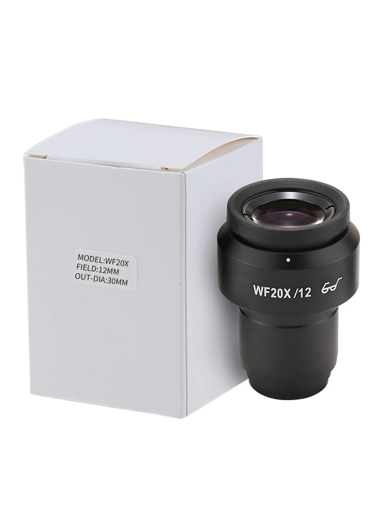 Окуляр WF20X с высокой точкой регулируемый плоский полевой окуляр стереомикроскоп
