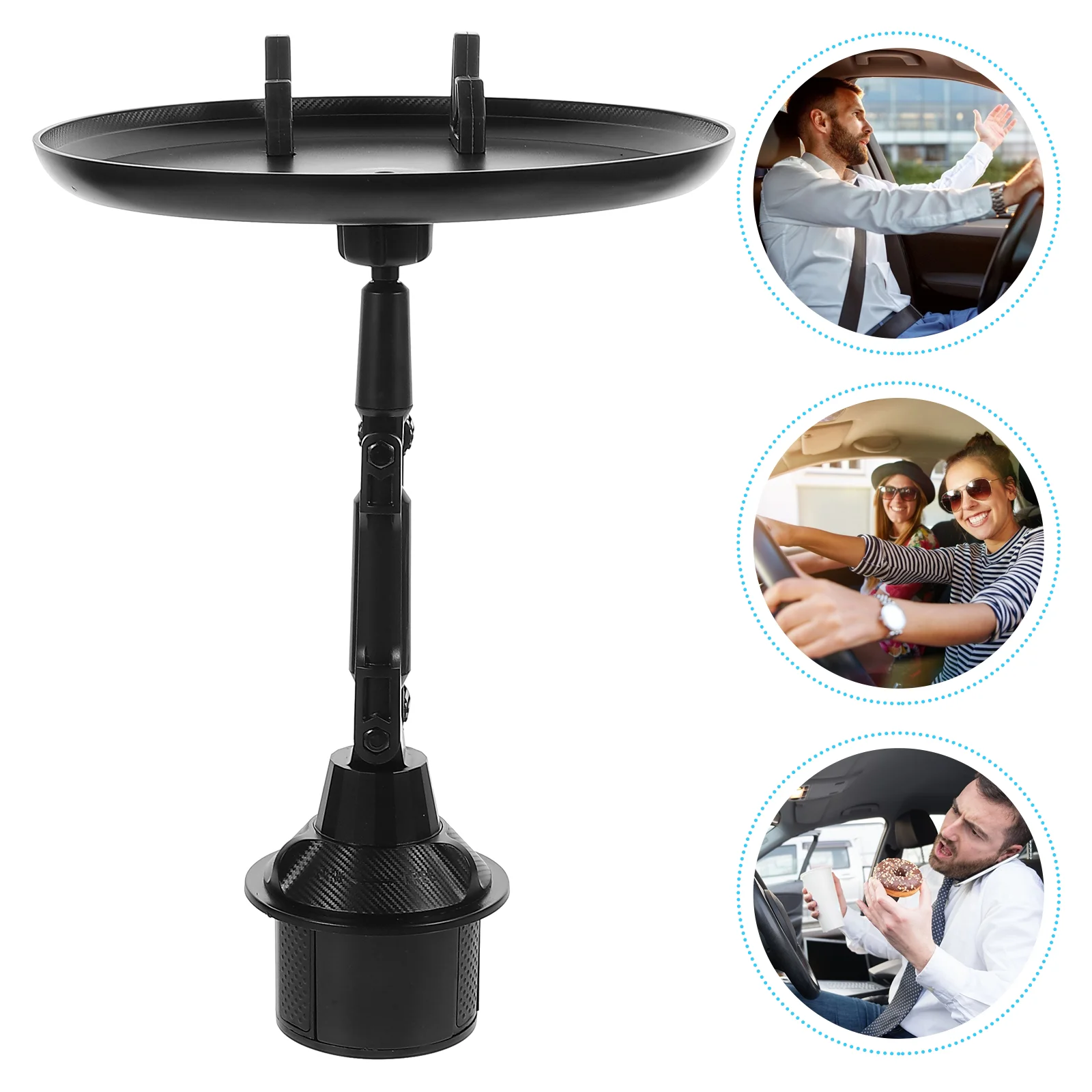 

Tray Car Storage Holder Accessory Auto Food Table Multifunctional Mobile Phone Plastic Vehicle Travel