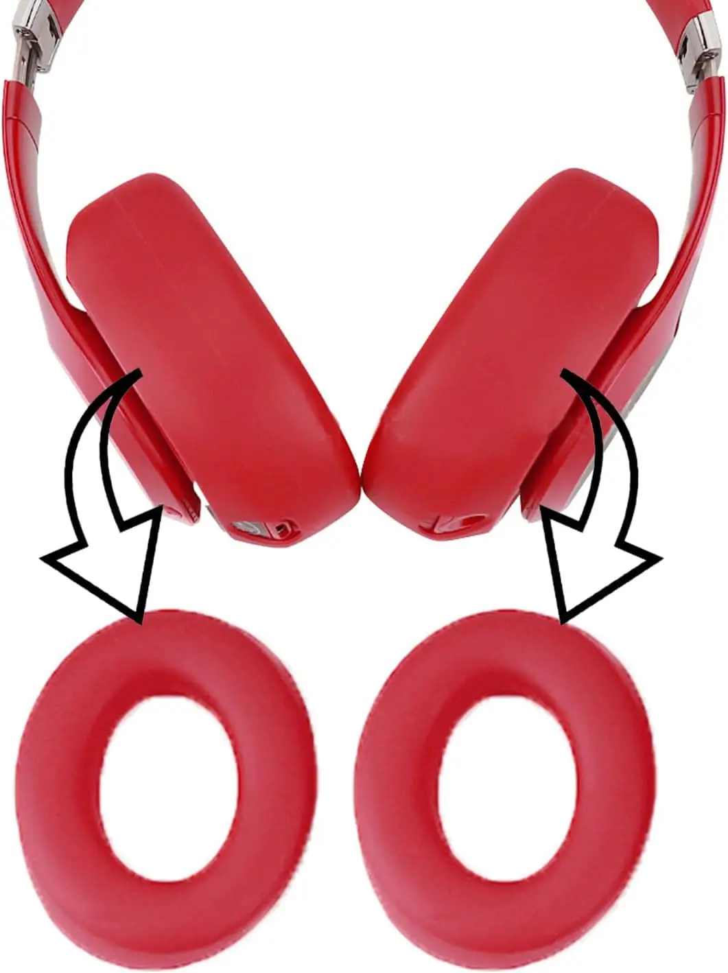 Силиконовые амбушюры для наушников защита от пота моющиеся