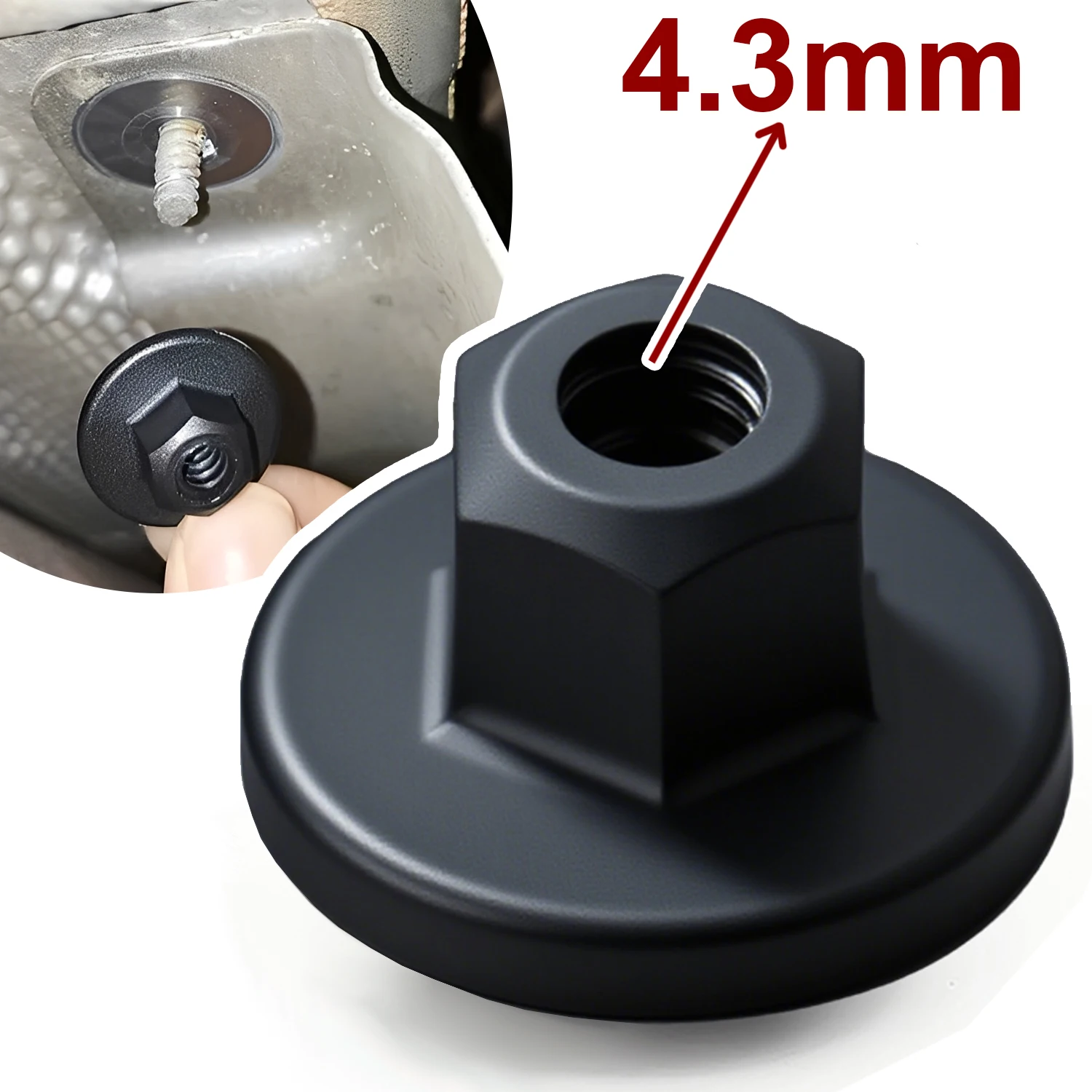 

Черный пластиковый зажим для арочной гайки втулки шасси для BMW X3 X5 X6, фиксатор щита днища, саморез, крепежная гайка, гайка втулки