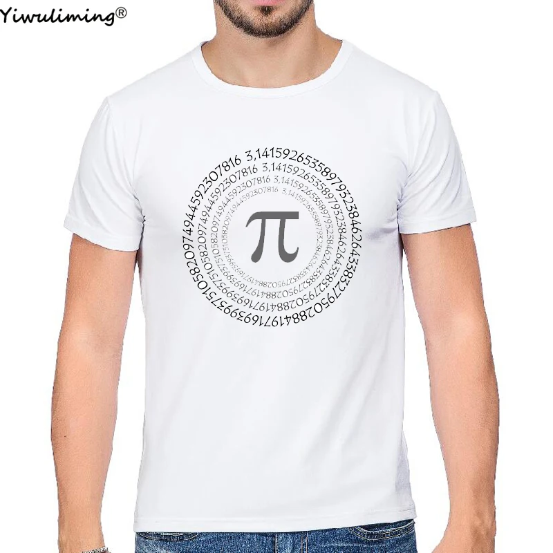Men's Pi Number Gift For Pi Day T-Shirt Short-Sleeve Tshirt Summer Math Algebra Teacher Gift Mathematics Tee Shirt