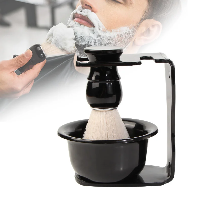 

Shaving Brush Holder Set Acrylic Shaving Brush Stand Holder Beard Brush Shaving Razor Beard Clean Shaver Shaving Brushes Kit