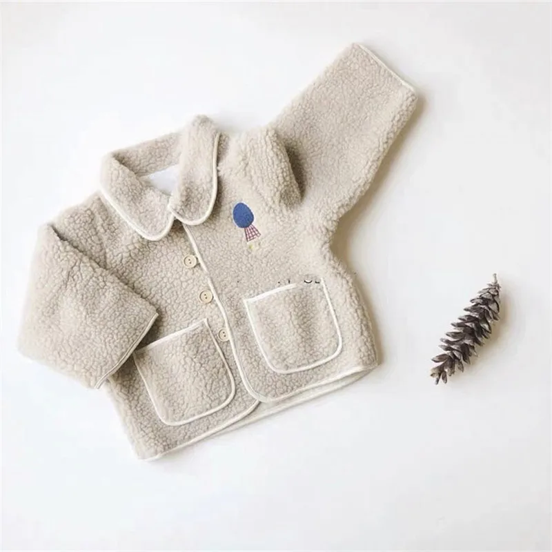

EnkeliBB Children Winter Keep Warm Coats Wool Made Children Boys and Girls BC Winter Clothes Tops