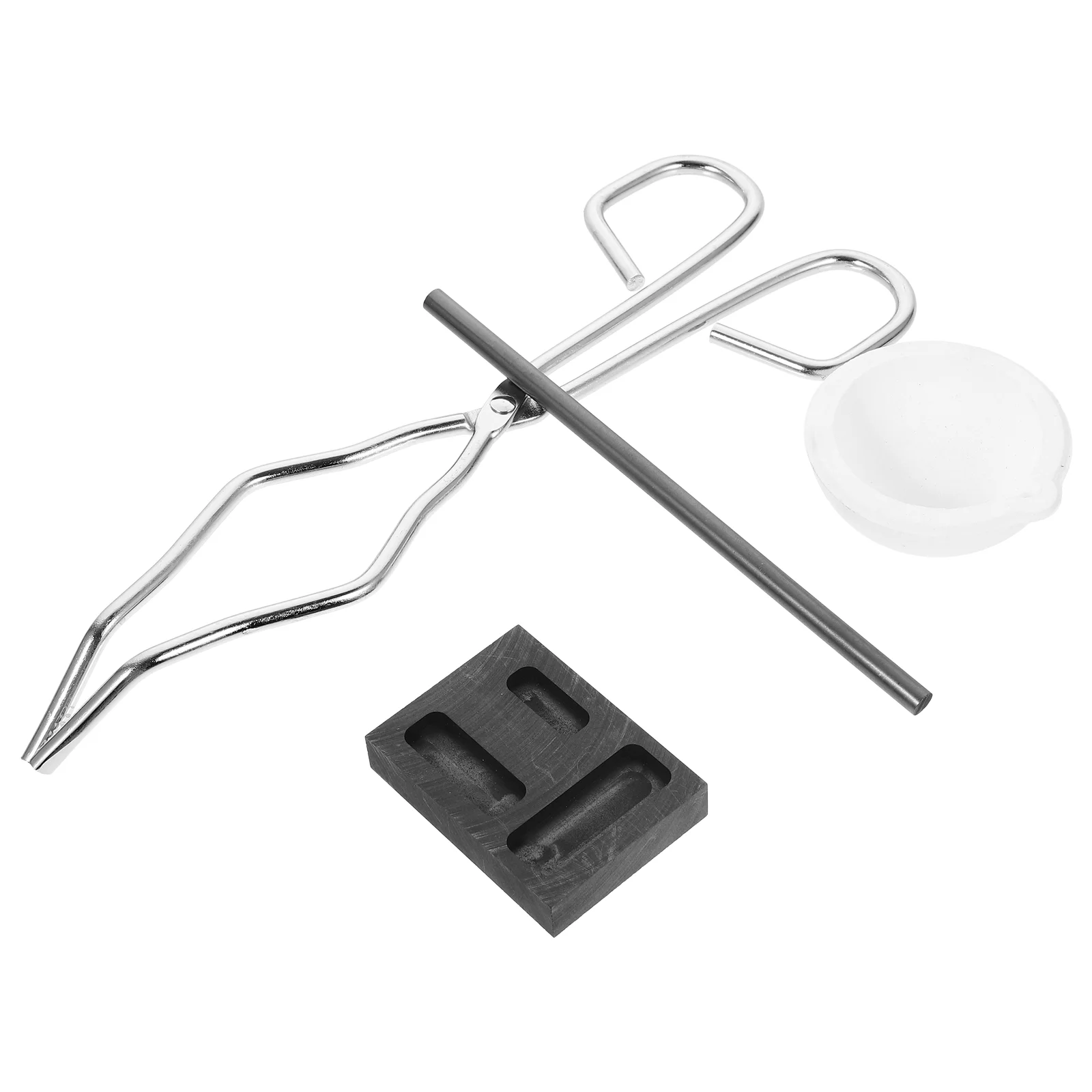 

Lead Melting Pot Gold Tool Crucible Kit Graphite Quartz Metal Molds Casting Crucibles
