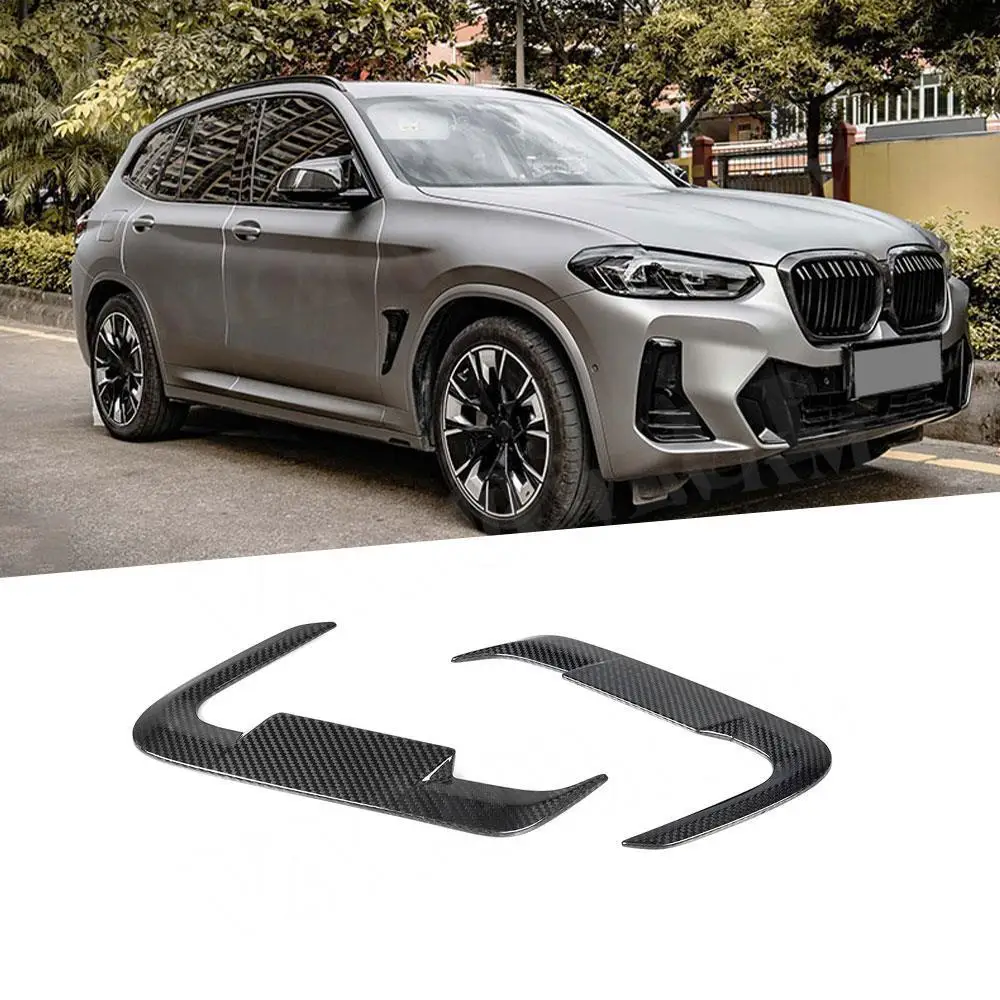

2 шт., передние крылья из углеродного волокна для BMW iX3 G08i 2022
