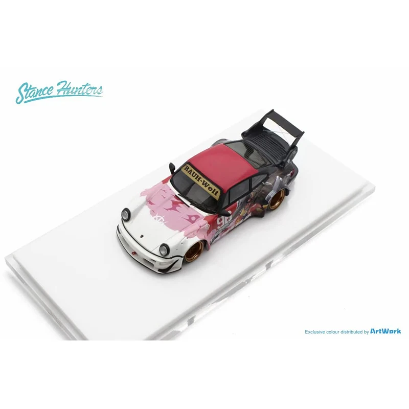 SH в наличии 1:64 RWB 964 каучуковая модель с высоким хвостом игрушек опора охотников