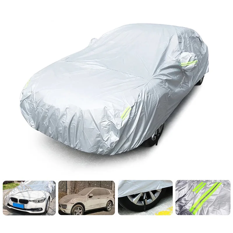 

Universal Car Covers Size S/M/L/XL/XXL Indoor Outdoor Full Auot Cover Sun UV Snow Dust Resistant Protection Cover for Sedan SUV