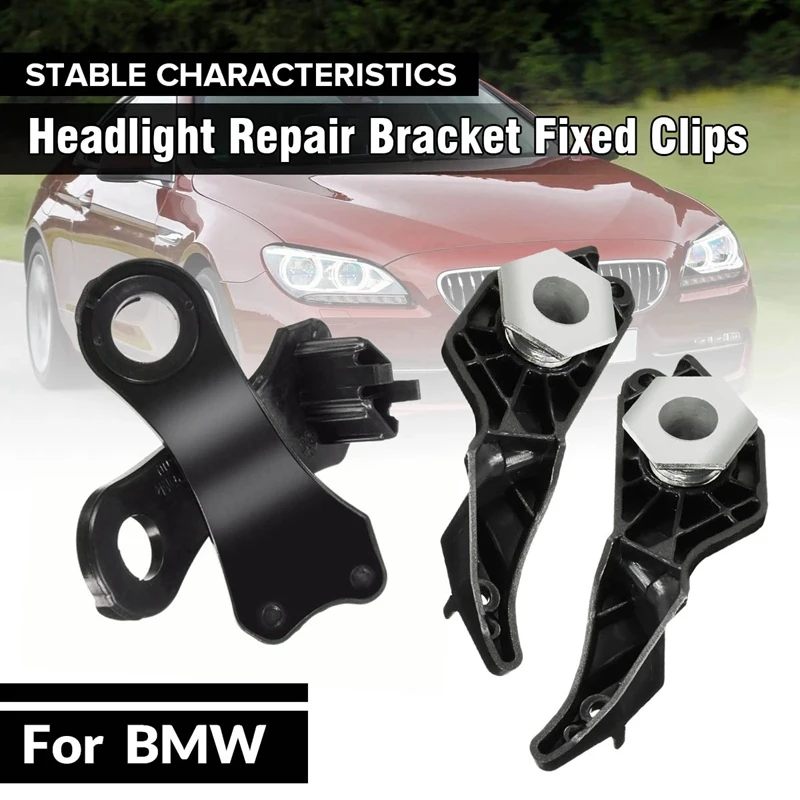 

Пара аксессуаров для фар-фиксированные зажимы для BMW 5 серии E60 E61 2004 2005-2010 63126941478 63126942478