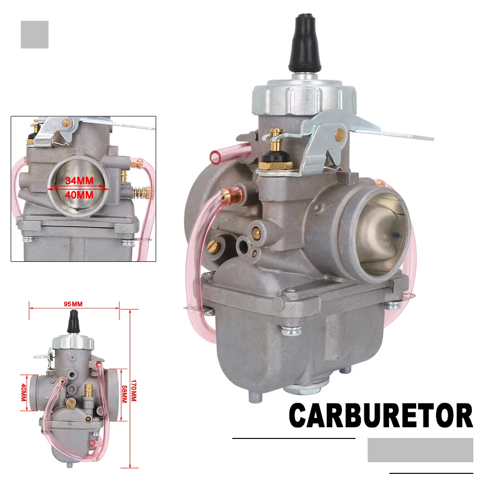 Универсальный мотоциклетный карбюратор из алюминия с ЧПУ для Mikuni Honda Yamaha Kawasaki Suzuki