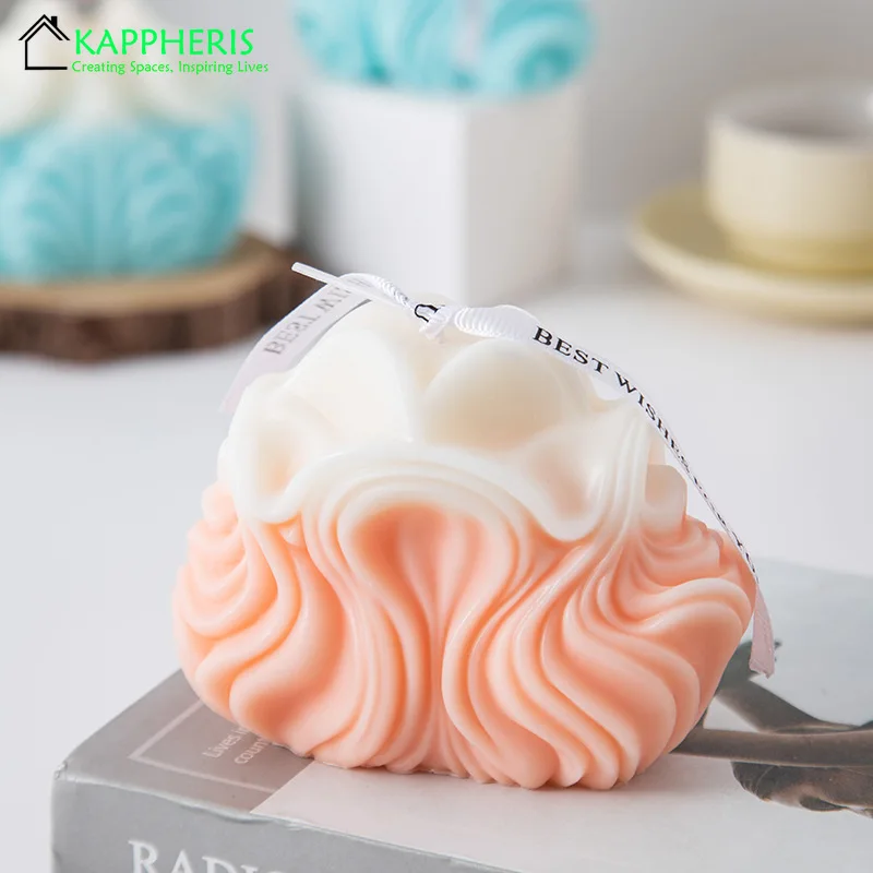 Крутящиеся ароматические свечи синие крутящиеся домашние декоративные