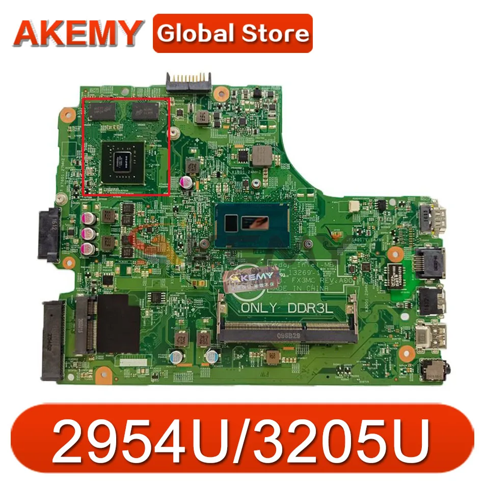 

Оригинальная материнская плата для ноутбука DELL Inspiron 3542 2954U/3205U, материнская плата 13269-1 N16V-GM-B1 DDR3