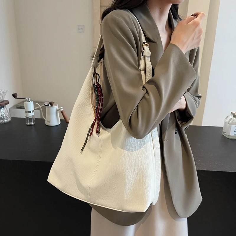 Новая модная простая повседневная Универсальная женская сумка-тоут на одно