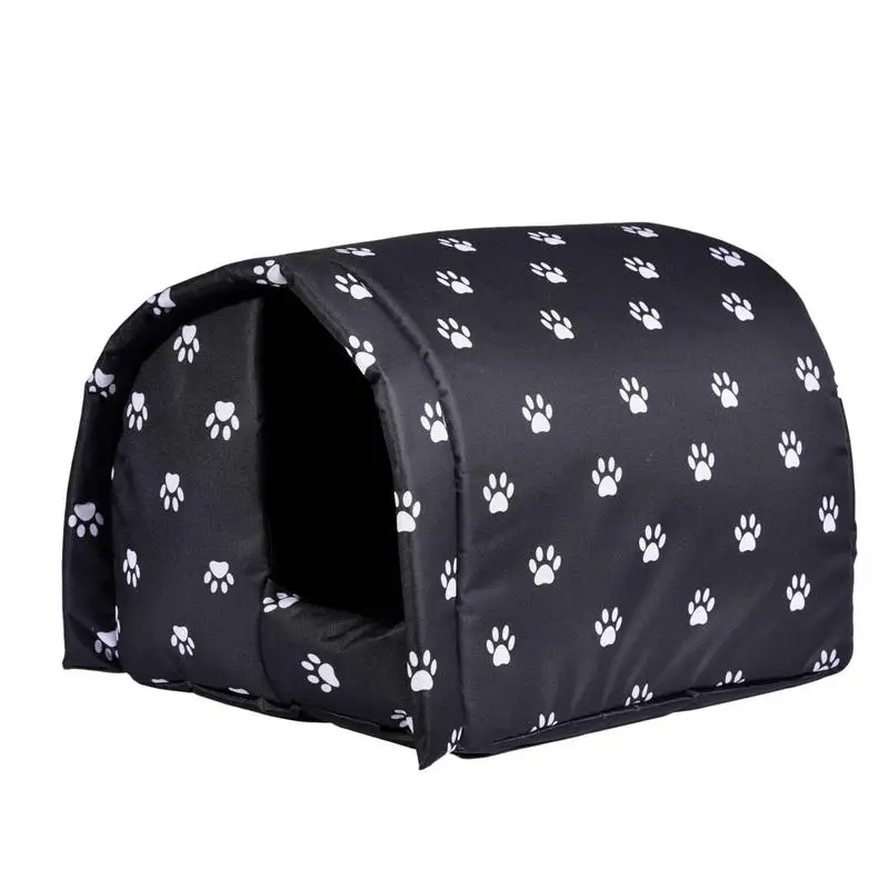 

New Pets House Safe Waterproof Warm Stray Cats Shelter Pet Big Dog House Fully Washable Pet Kennel Cylinder Portable Dog House