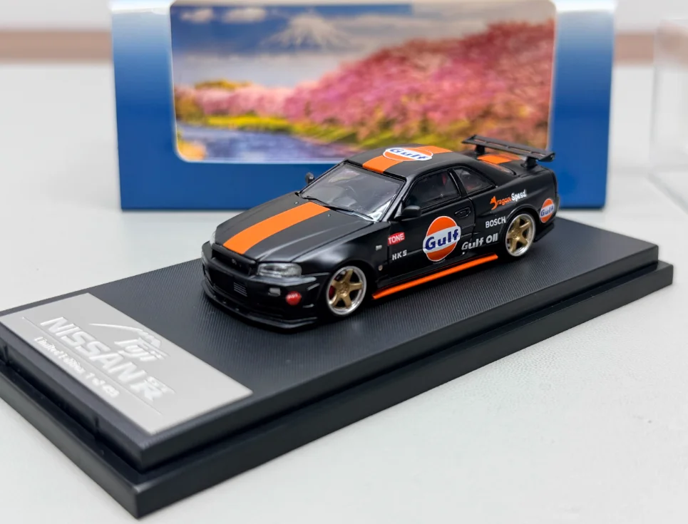 Фото Металлическая модель автомобиля Diecast Fuji 1:64 Scale GT-R R34 Z-Tune Skyline №4