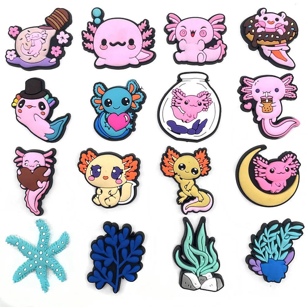 

1PCS High Quality Cartoon Fishes PVC Shoe Charms Accessories DIY Shoe Decoration For Croc Clogs Shoe Buckle That Kids Like