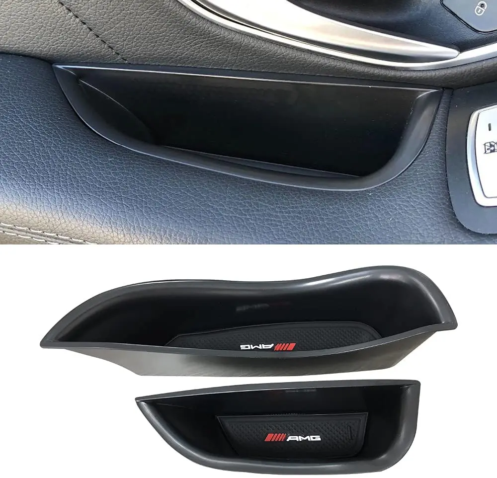 4 шт. боковой ящик для хранения для Mercedes-Benz GLC класса C, контейнер для подлокотника, ручка держателя, карманный ABS лоток, вставка, лоток для перчаток