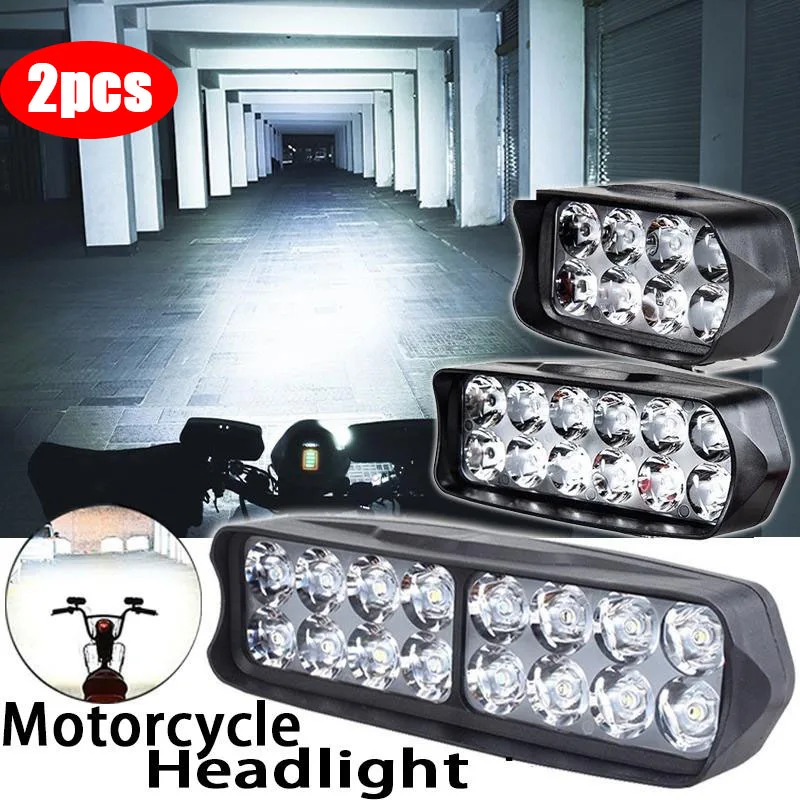 

2PCS LED Work Bar Light Headlight for Car Motorcycle Tractor Boat Off Road 4WD 8/12/16 LED SMD Truck SUV ATV Fog Lights Lamp