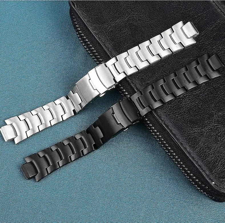 

Watch Accessories Strap Replacement FOR CASIO PRG-300/PRW-6000/6100/3000/3100Y Wrist Band Refit Solid Stainless Steel Bracelet