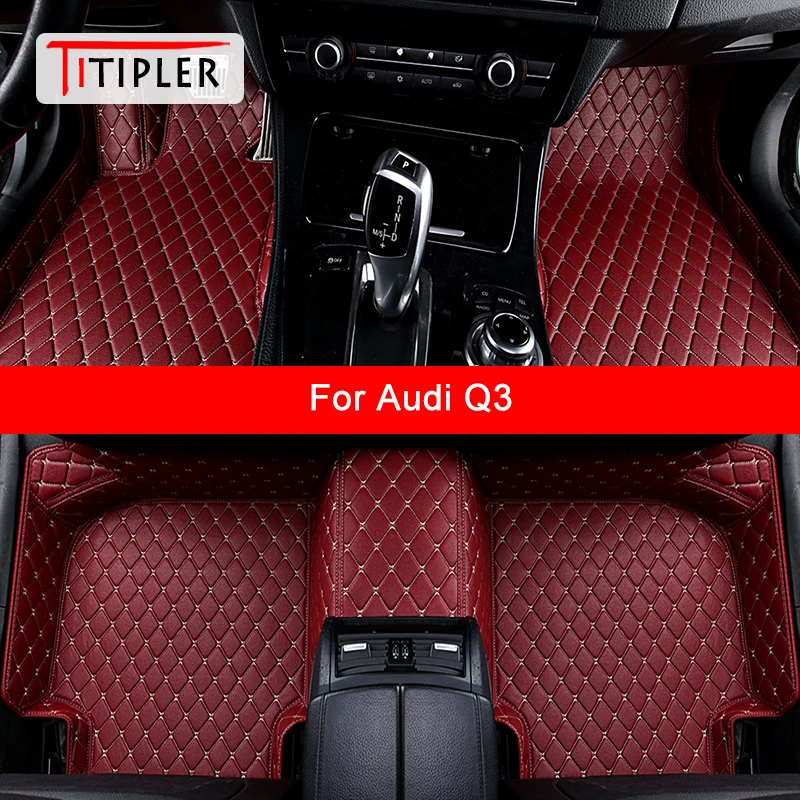 

TITIPLER Custom Car Floor Mats For Audi Q3 Auto Accessories Foot Carpet