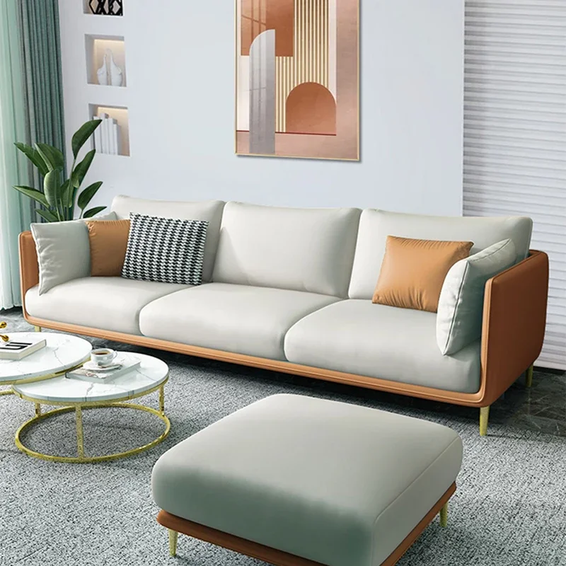 Европейский двухместный одноместный диван в скандинавском итальянском стиле