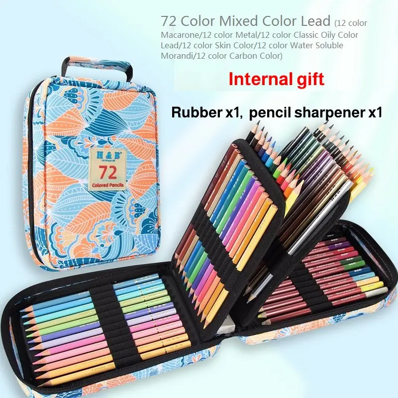 

Цветные карандаши H&B 72/120 цветов