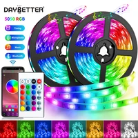 daybetter tuya smart led strip lights for room decor rgb flexible tape dimmable bluetoothwifi control lamps work with alexa