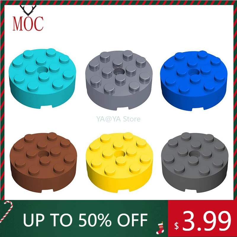 

10PCS MOC Bricks 87081 4x4 for Building Blocks DIY Bricks Bulk Model Story Educational High-Tech Spare Toys For children