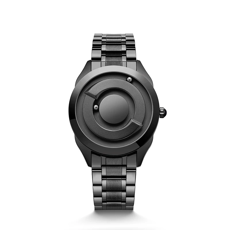 

E034 Magnetic Beads Men's Personality Creation Sports Watch Cool Concept Borderless Fashion Design Stainless Steel Strap Watch