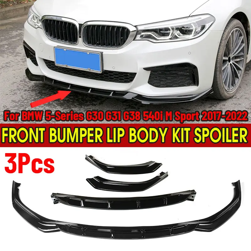 

Высококачественный разветвитель губ переднего бампера G30, комплект кузова, фартуки крыльев, Защитные чехлы для BMW G30, G31, M Sport 2017-2020