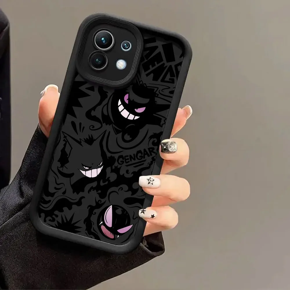 Противоударный чехол P-Pokemons Gengars Mewtwos Anime для Xiaomi 14T 15T 17T Pro 15 Ultra Poco M7 M8 F8 F7 X6 X7 X8 17 Pro Max (art.: 3920dbbb6d2b3) - 3920dbbb6d2b3