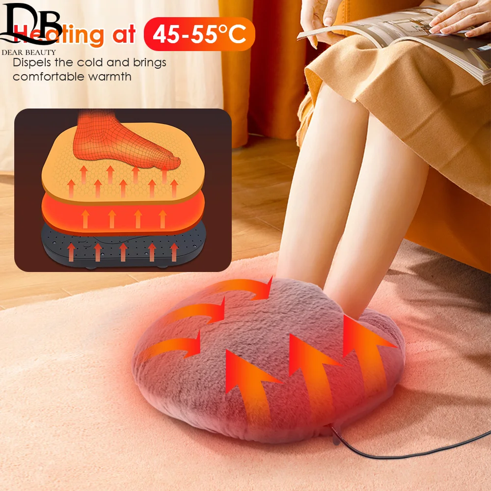 

Electric Foot Warmer Usb Heater Warm Foot Cover Feet Heating Pads For Home Bedroom Sleeping Travel Office Heating Blanket Mat
