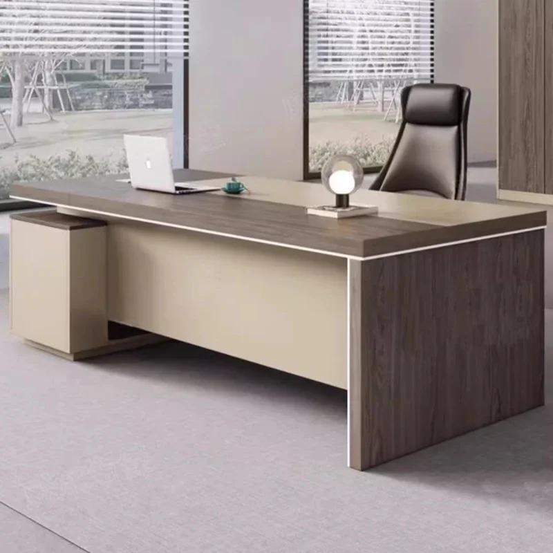 Роскошные рабочие сидячие офисные столы с ящиками вспомогательная подставка для