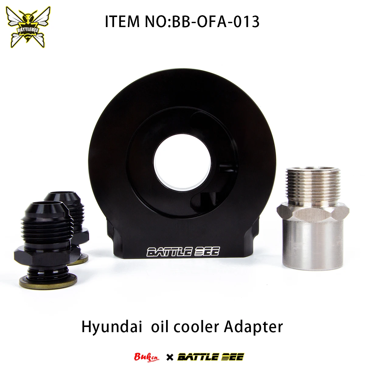 Адаптер масляного радиатора для H*yundai Terracan Grand Starex H1 K*ia Carn*ival Bongo алюминиевый