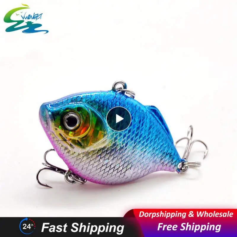 

Realistic Swimming Artificial Bait Eye-catching Temptation Lure 5 Pack Sharp Hook Bait Fishing Supplies Strong Penetrating Power